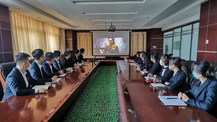 “慶國慶、祖國頌，學司史、知司情”裝備公司團委組織召開主題學習活動
